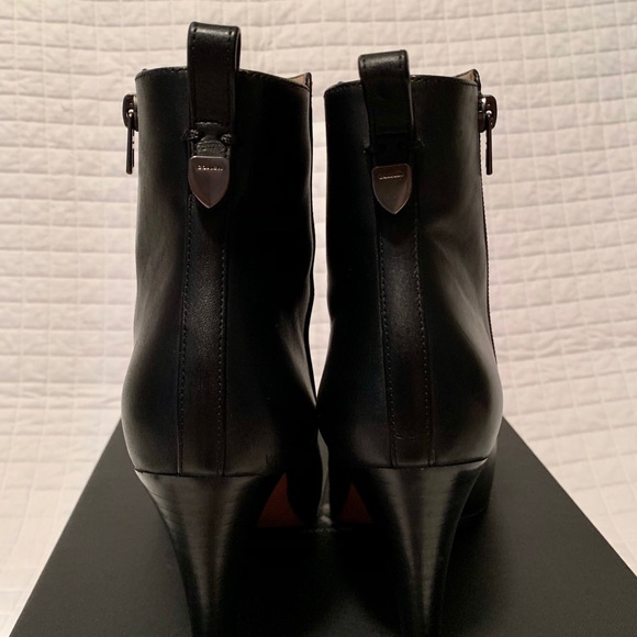 COACH LEATHER ANKLE BOOTS - Picture 2 of 6